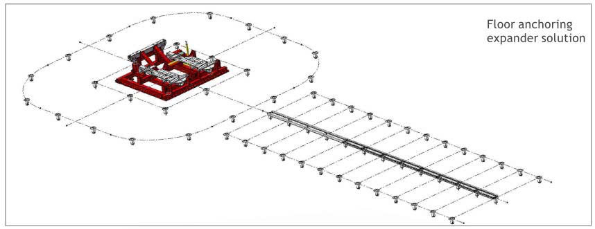 Hệ thống thiết bị sửa chữa xe buýt xe tải cỡ lớn Vimet ARS10014