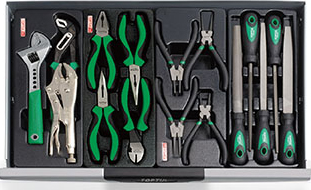 Tủ dụng cụ đồ nghề 7 ngăn 229pcs TOPTUL GCAJ0037