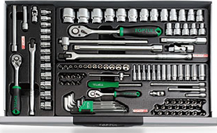 Tủ dụng cụ đồ nghề 7 ngăn 229pcs TOPTUL GCAJ0037