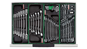 Tủ đồ nghề 3 ngăn 136 chi tiết Toptul GX-13603(W/3)