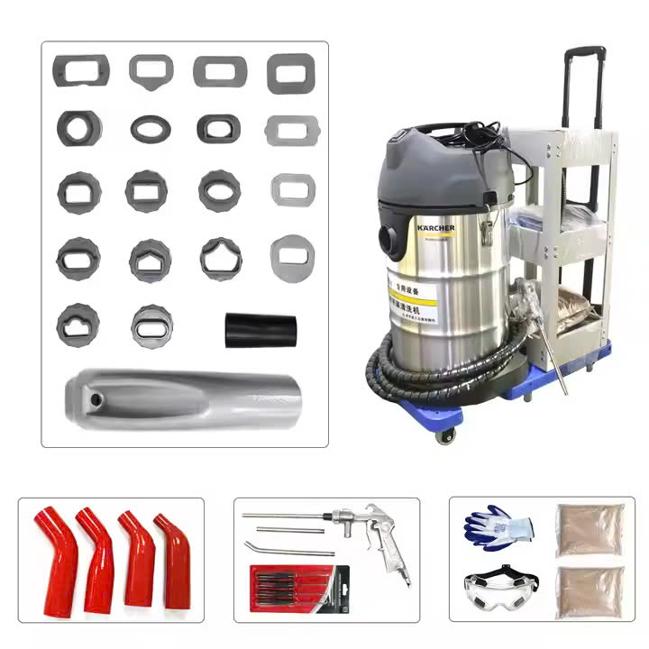 Máy bắn trấu vệ sinh họng nạp xuppap động cơ ô tô (loại có thùng chứa) VIMET WBD13402