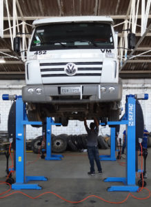 Cầu nâng 4 trụ độc lập Sefac SW2