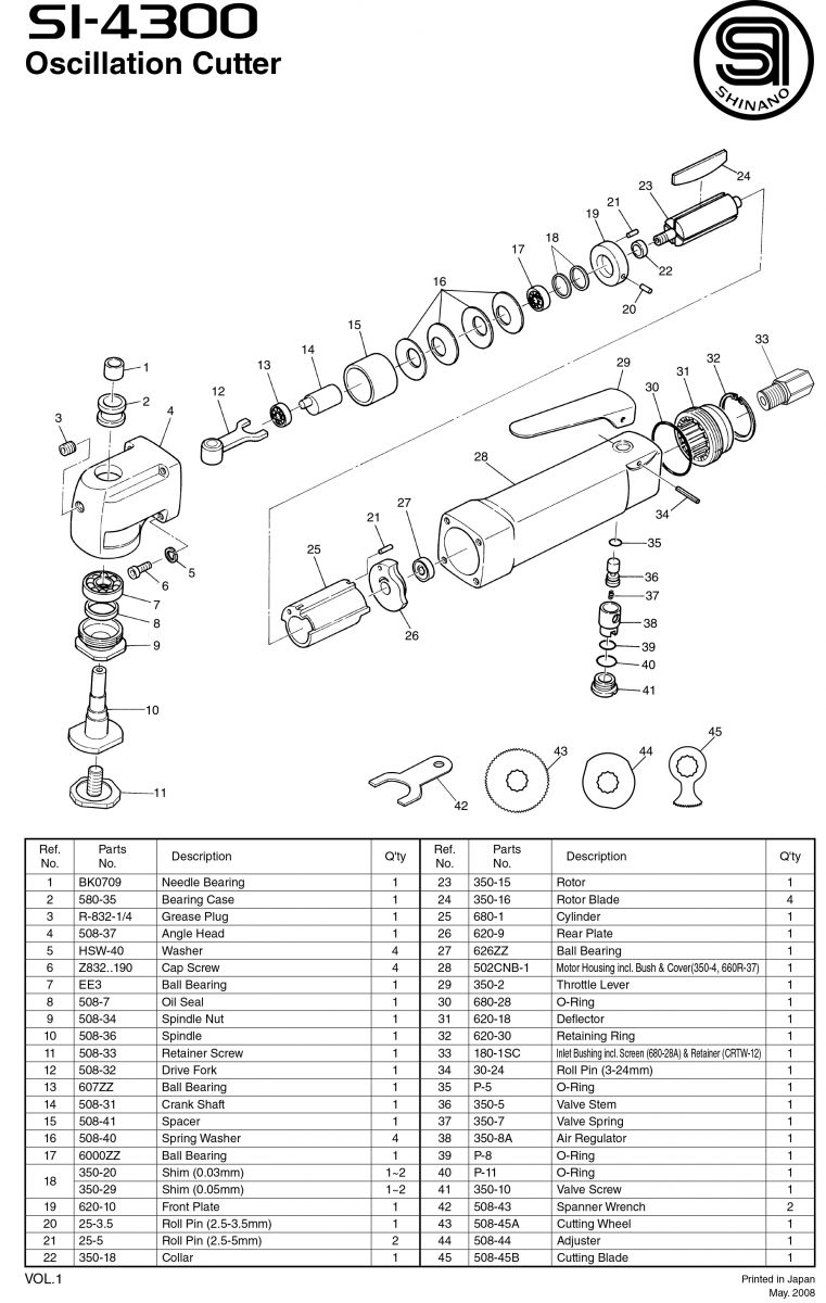 Máy cắt  kim loại Shinano SI-4300