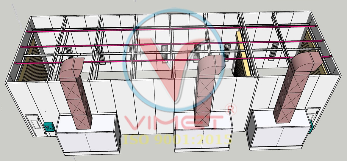 Phòng sơn nhanh xe buýt và xe tải loại đặc biệt PSN16302