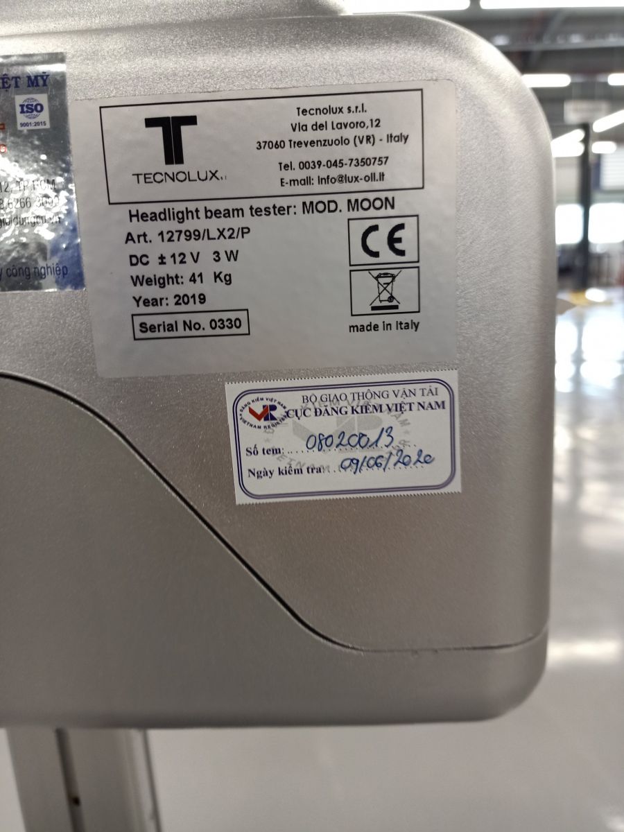Thiết bị kiểm tra đèn pha Tecnolux Moon Code 12799