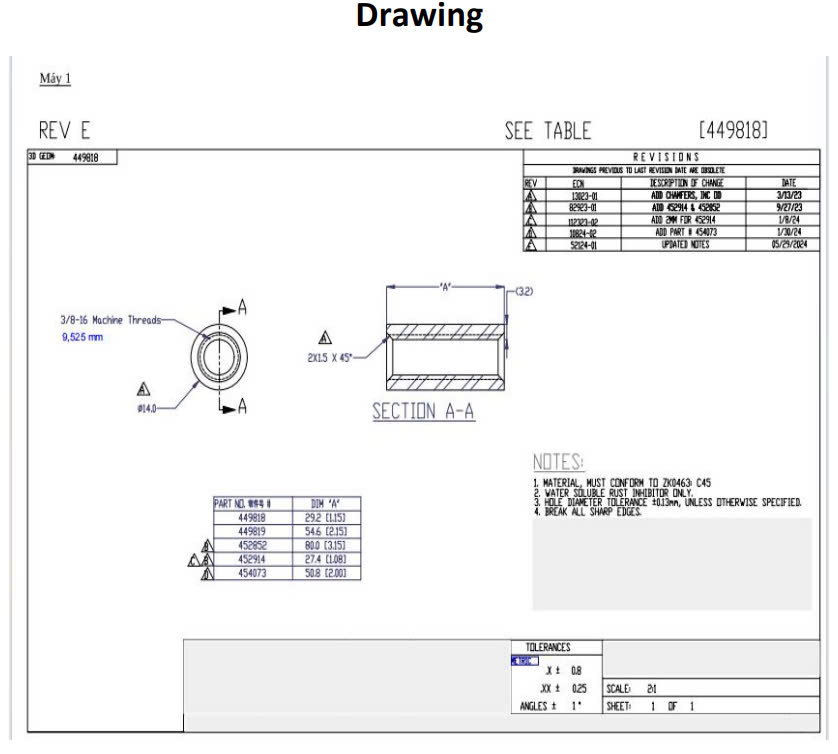 Máy khoan, vát mép và taro VIMET DCT05401