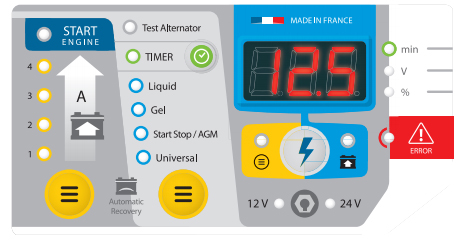 Máy nạp ắc quy và hỗ trợ khởi động STARTIUM 980E