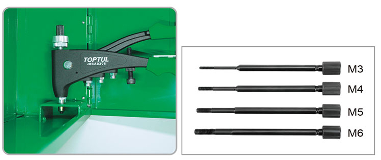 Kềm bắn rive Toptul JBBA0306