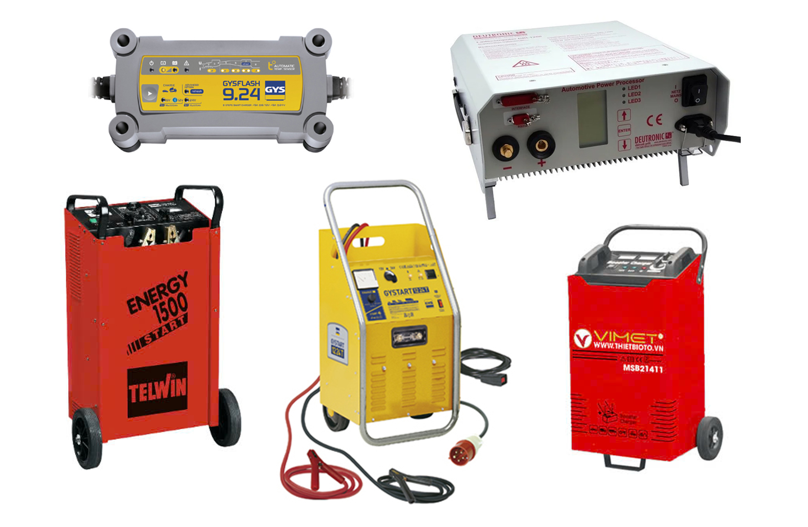 Thiết bị sạc và khởi động