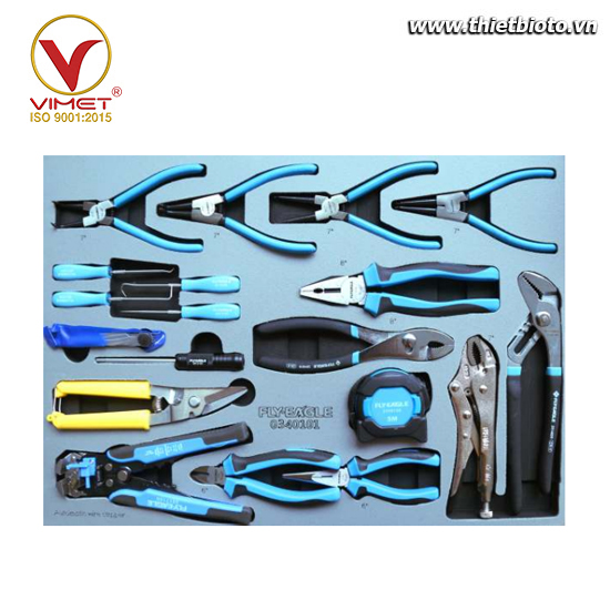 Bộ dụng cụ 41 chi tiết gồm kìm đa năng 0340101