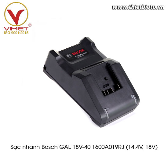 Sạc nhanh Bosch GAL 18V-40 1600A019RJ (14.4V, 18V)