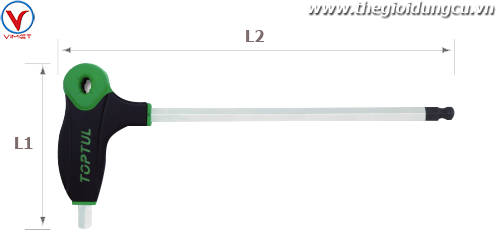 Tuýp chữ L lục giác TOPTUL AGCD0314