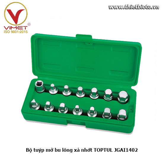 Bộ tuýp mở bu lông xả nhớt TOPTUL JGAI1402