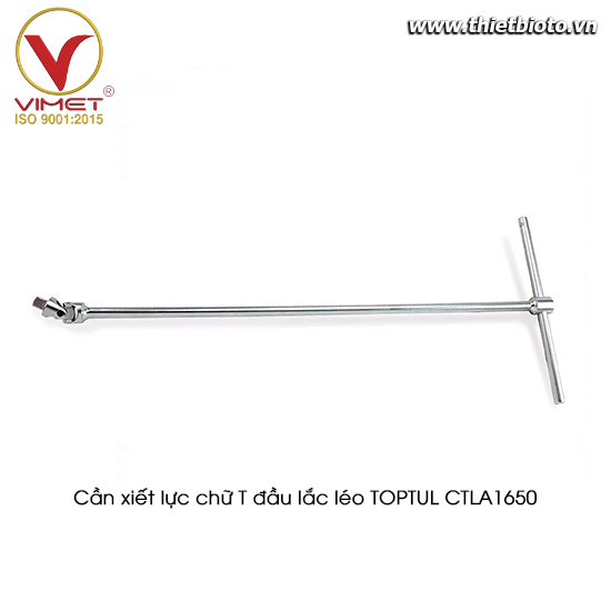 Cần xiết lực chữ T đầu tuýp lắc léo TOPTUL CTLA1650