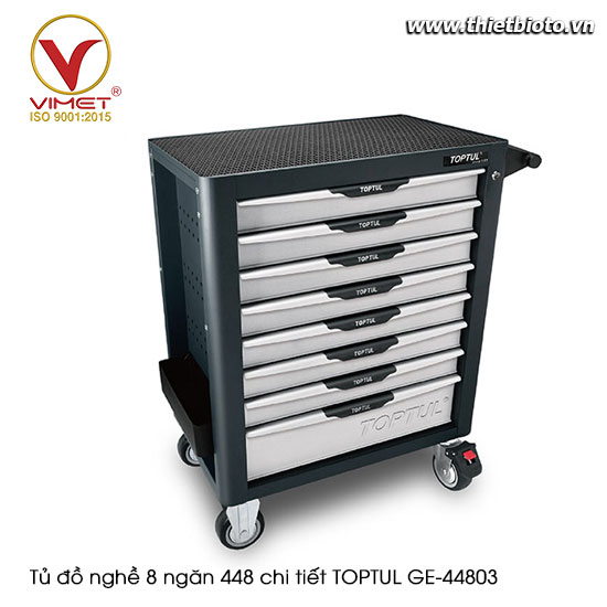 Tủ đồ nghề 8 ngăn 448 chi tiết TOPTUL GE-44803