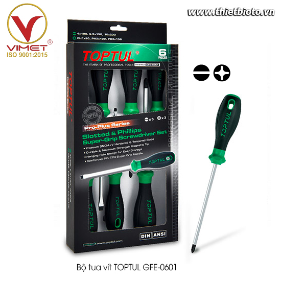 Bộ tua vít TOPTUL GFE-0601