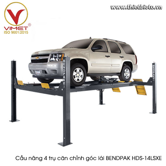 Cầu nâng 4 trụ căn chỉnh góc lái BENDPAK HDS-14LSXE