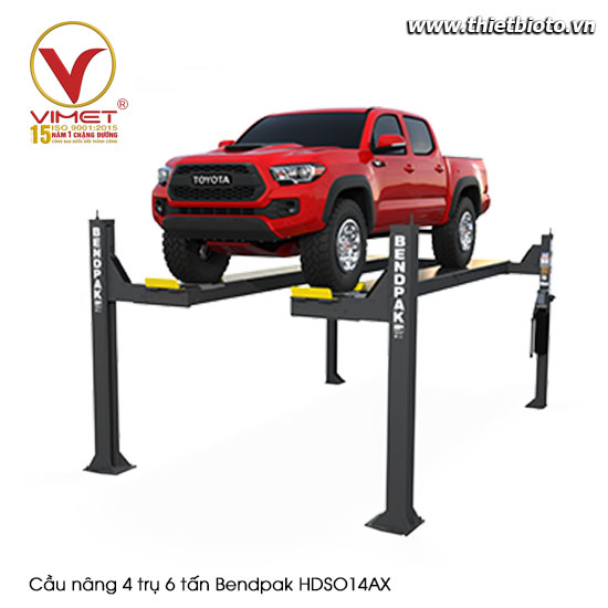 Cầu nâng 4 trụ 6 tấn BendPak HDSO14AX