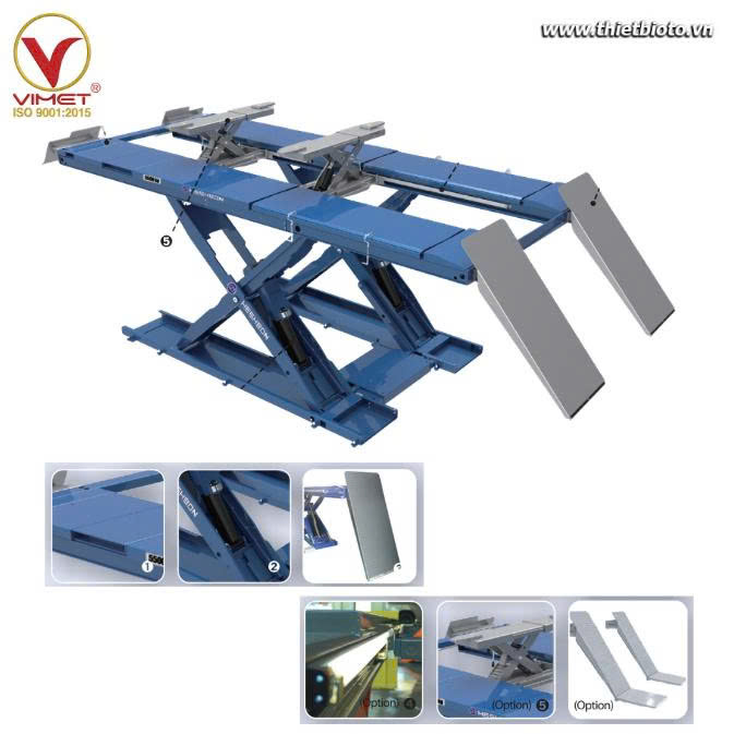 Cầu Nâng Cắt Kéo Căn Chỉnh Góc Lái HESHBON HL-55F