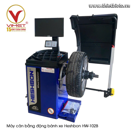Máy cân bằng động bánh xe tiêu chuẩn Heshbon HW-102B