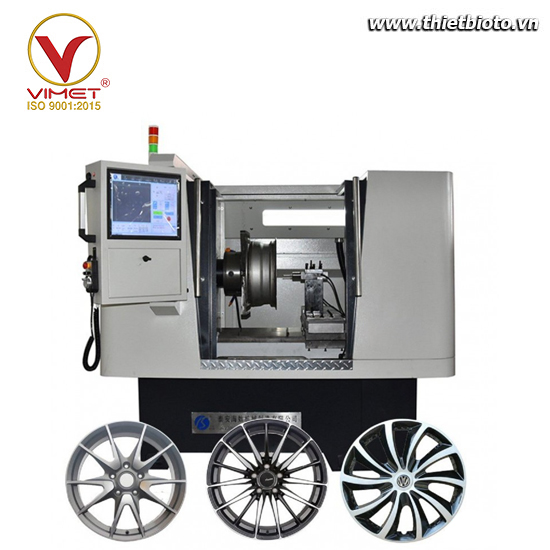 Máy phay mâm tiện mặt mâm ô tô trục ngang VIMET HWL32001