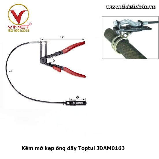 Kềm mở kẹp ống dây Toptul JDAM0163