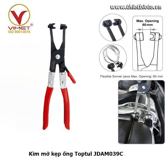 Kìm mở kẹp ống Toptul JDAM039C