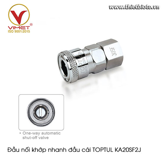 Đầu nối khớp nhanh đầu cái TOPTUL KA20SF2J