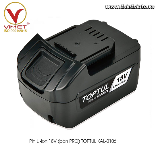 Pin Li-ion 18V (bản PRO) TOPTUL KAL-0106