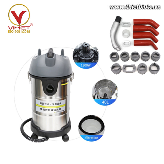 Máy bắn trấu vệ sinh họng nạp xuppap động cơ ô tô KARCHER-40L