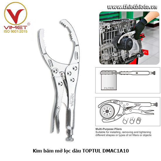Kìm bấm mở lọc dầu TOPTUL DMAC1A10