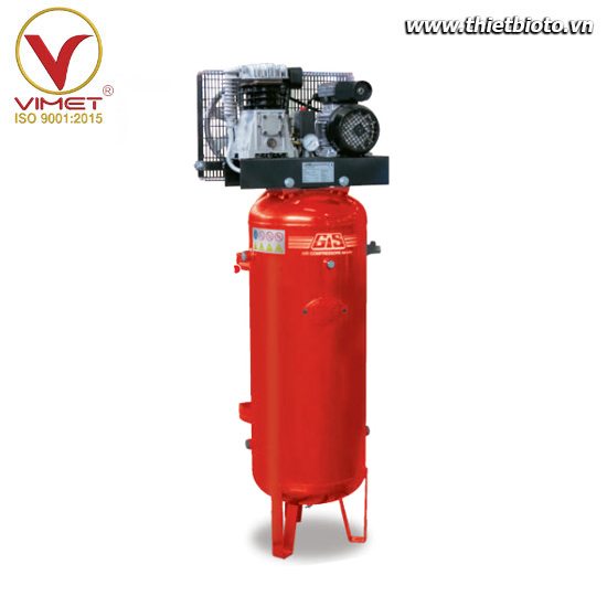 Máy nén khí piston truyền động dây đai GIS GS12/100/250/VER/B/T