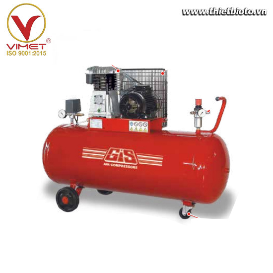 Máy nén khí piston truyền động dây đai GIS GS17/150/330/CAR/T