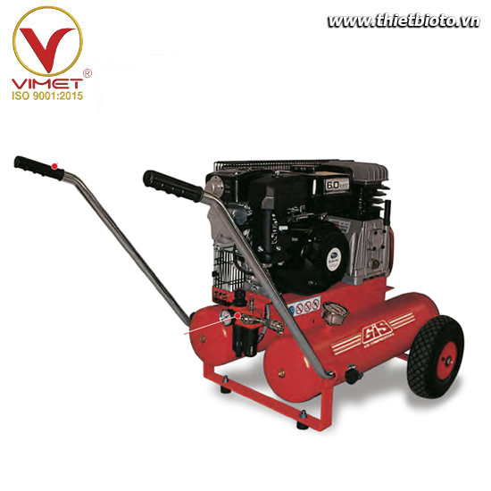 Máy nén khí piston truyền động động cơ xăng GIS GS28/TWIN/MOTO