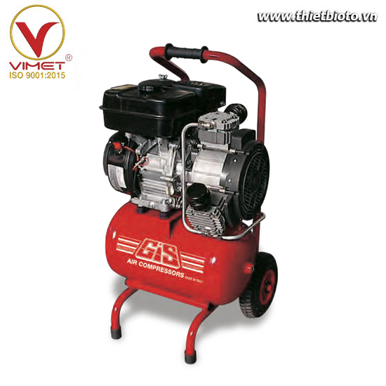 Máy nén khí piston truyền động động cơ xăng GIS TOP500/20V/MOTO