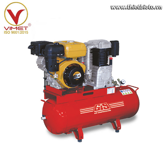 Máy nén khí piston truyền động động cơ xăng GIS GS38/270/DIESEL