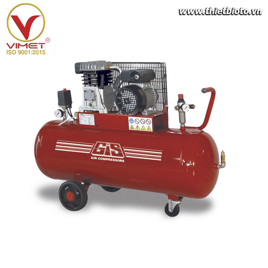 Máy nén khí piston truyền động dây đai GIS GS17/100/330/CAR/T