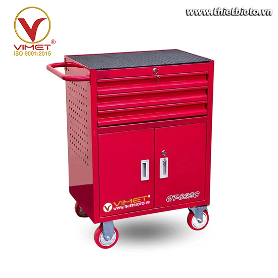 Tủ đựng đồ nghề 3 ngăn 2 cánh QT-032C