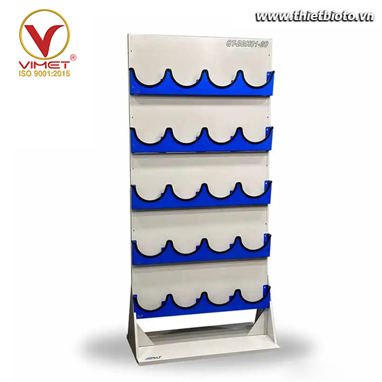 Kệ treo nón bảo hộ lao động 20 cái QT-BBH01-20