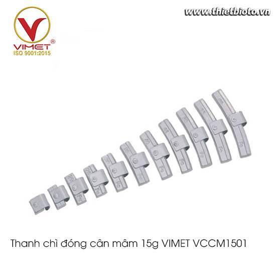 Thanh chì đóng cân mâm 15g VIMET VCCM1501