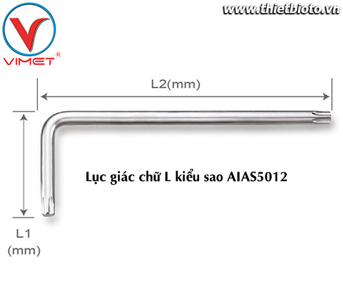 Lục giác L sao (ngắn) T50 TOPTUL AIAS5012