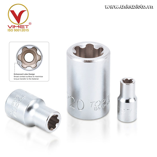 Đầu tuýp Torx Plus® EP TOPTUL BAAP1622