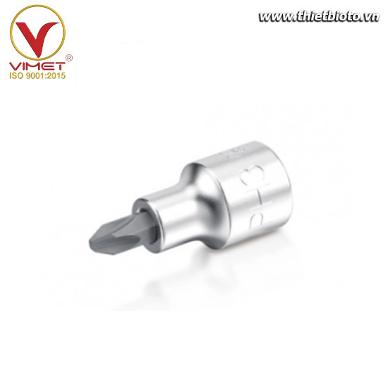 Đầu tuýp đầu vít bake 1/4